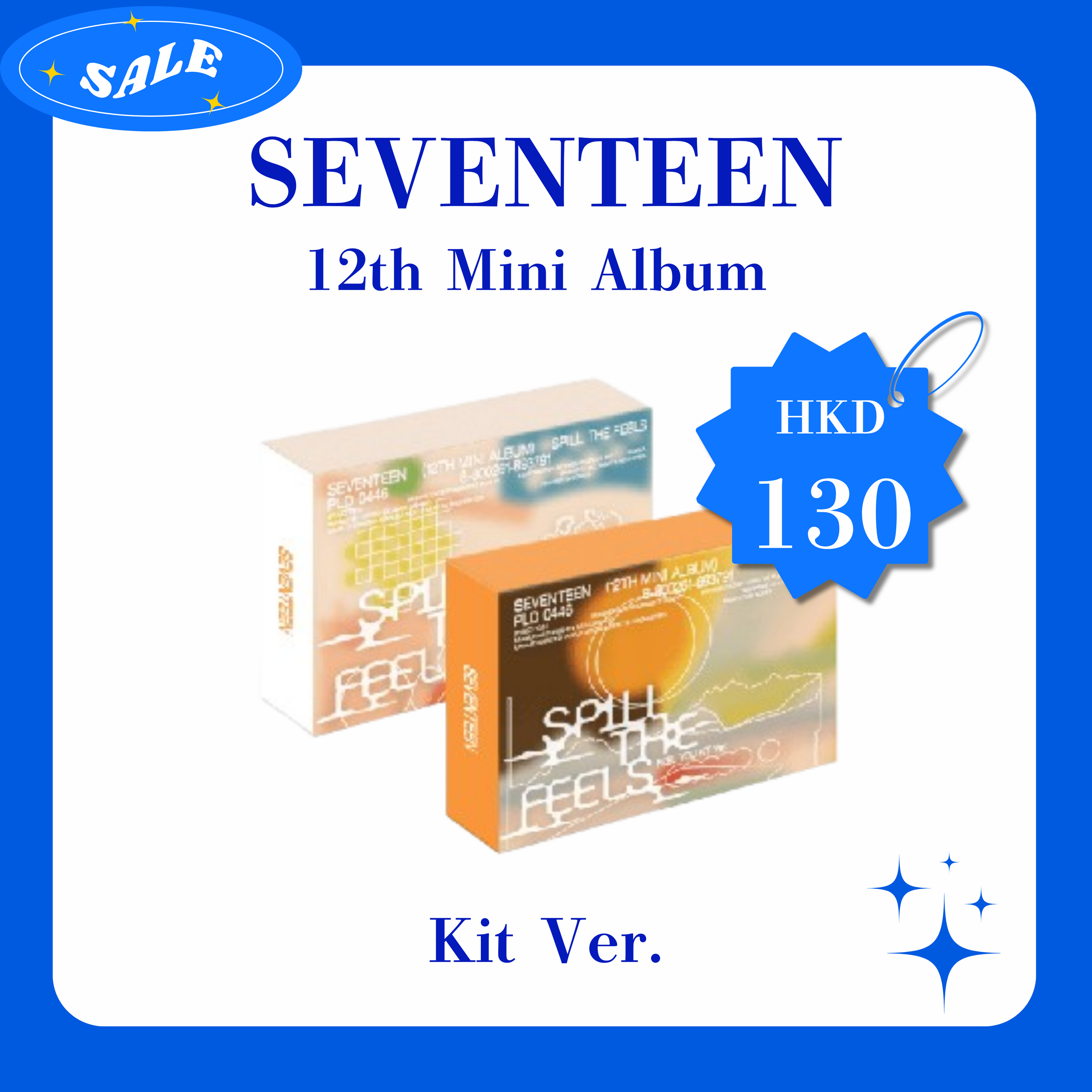 SEVENTEEN 12th Mini Album 'SPILL THE FEELS' KiT Ver.