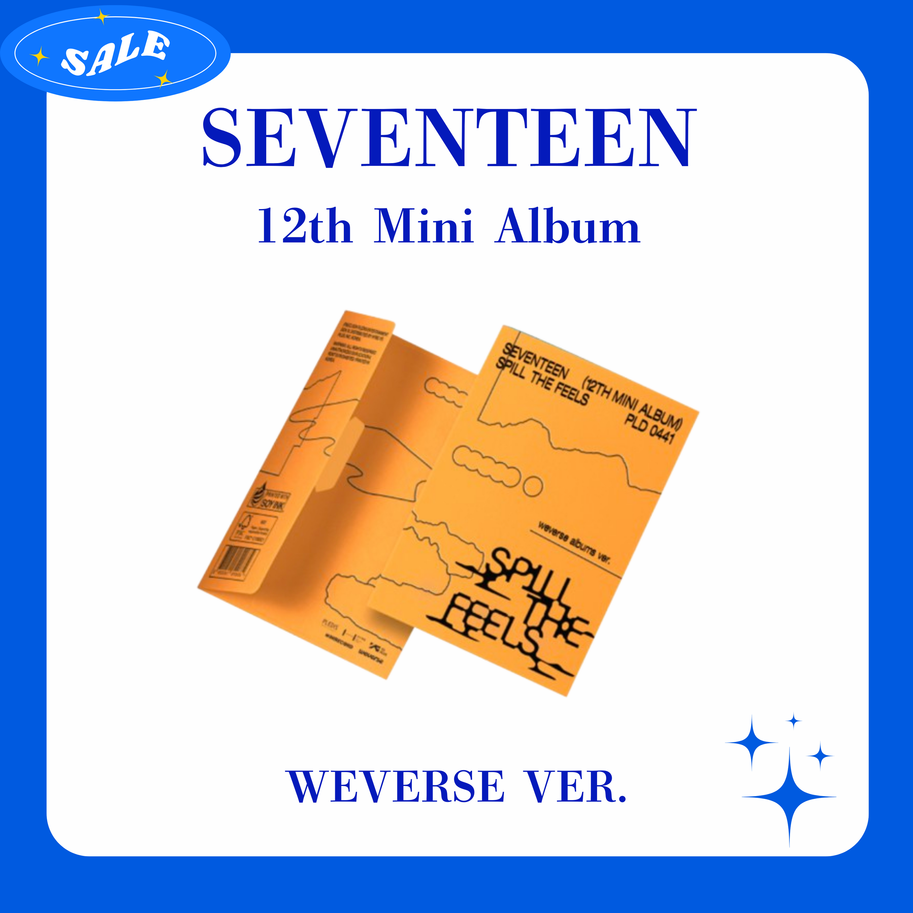 SEVENTEEN 12th Mini Album 'SPILL THE FEELS' Weverse Albums ver.