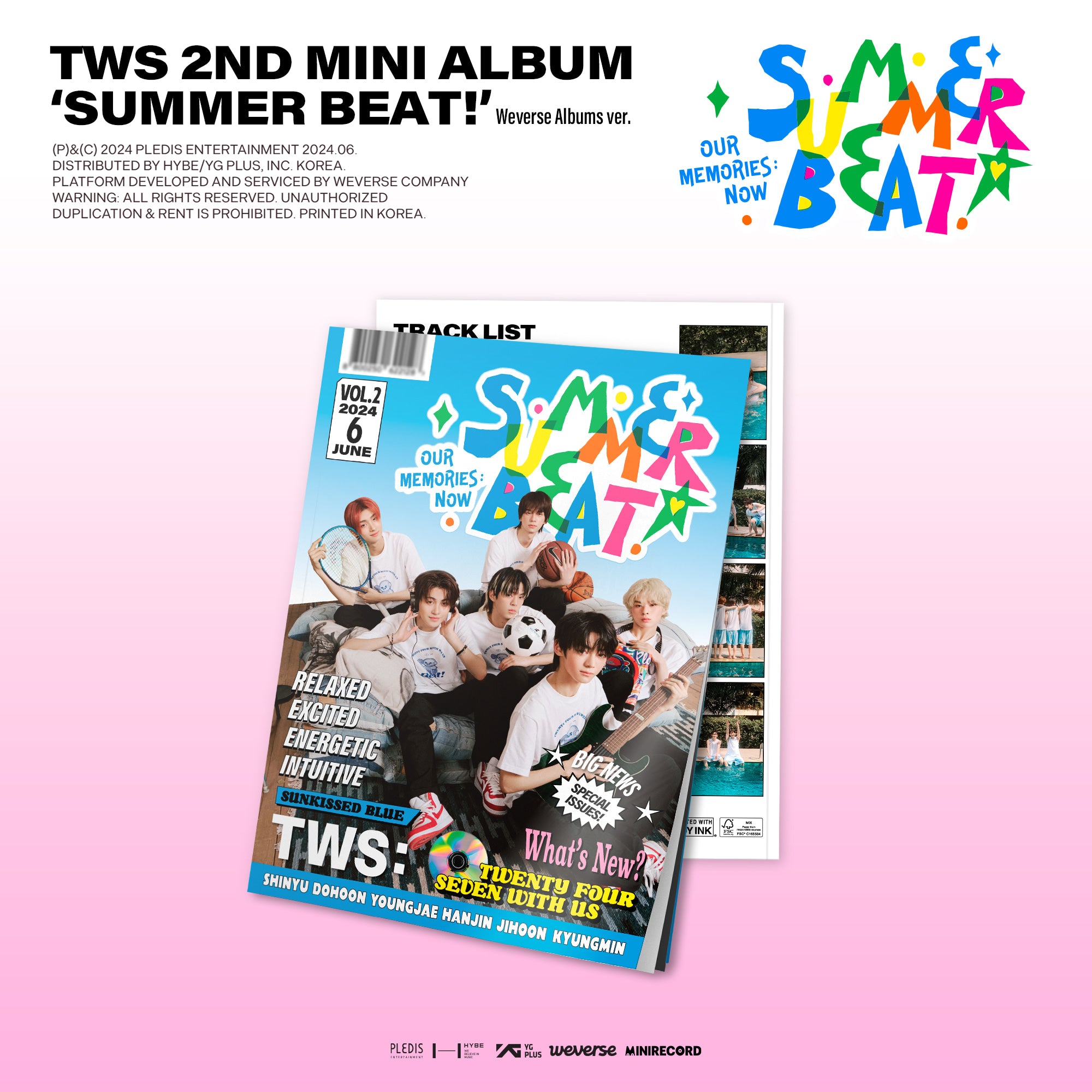 TWS 2nd Mini Album 'SUMMER BEAT!' Weverse Albums ver.